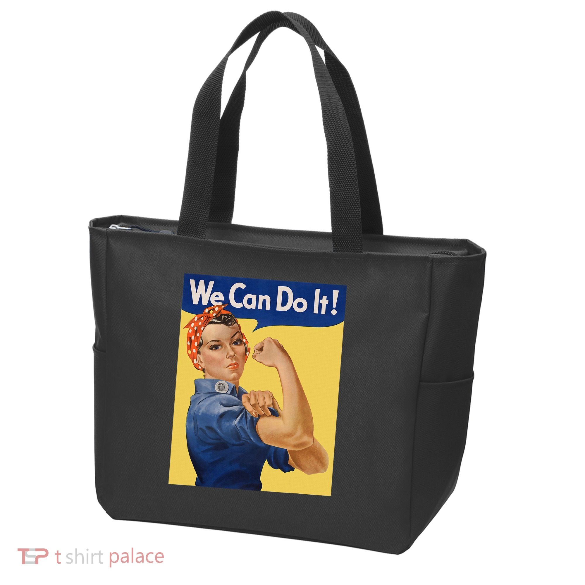 We Can Do It Rosie The Riveter Feminist Wwii Rosey Rosy Tote Bag