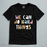 We Can Do Hard Things Teacher Back To School T-Shirt thumb 5