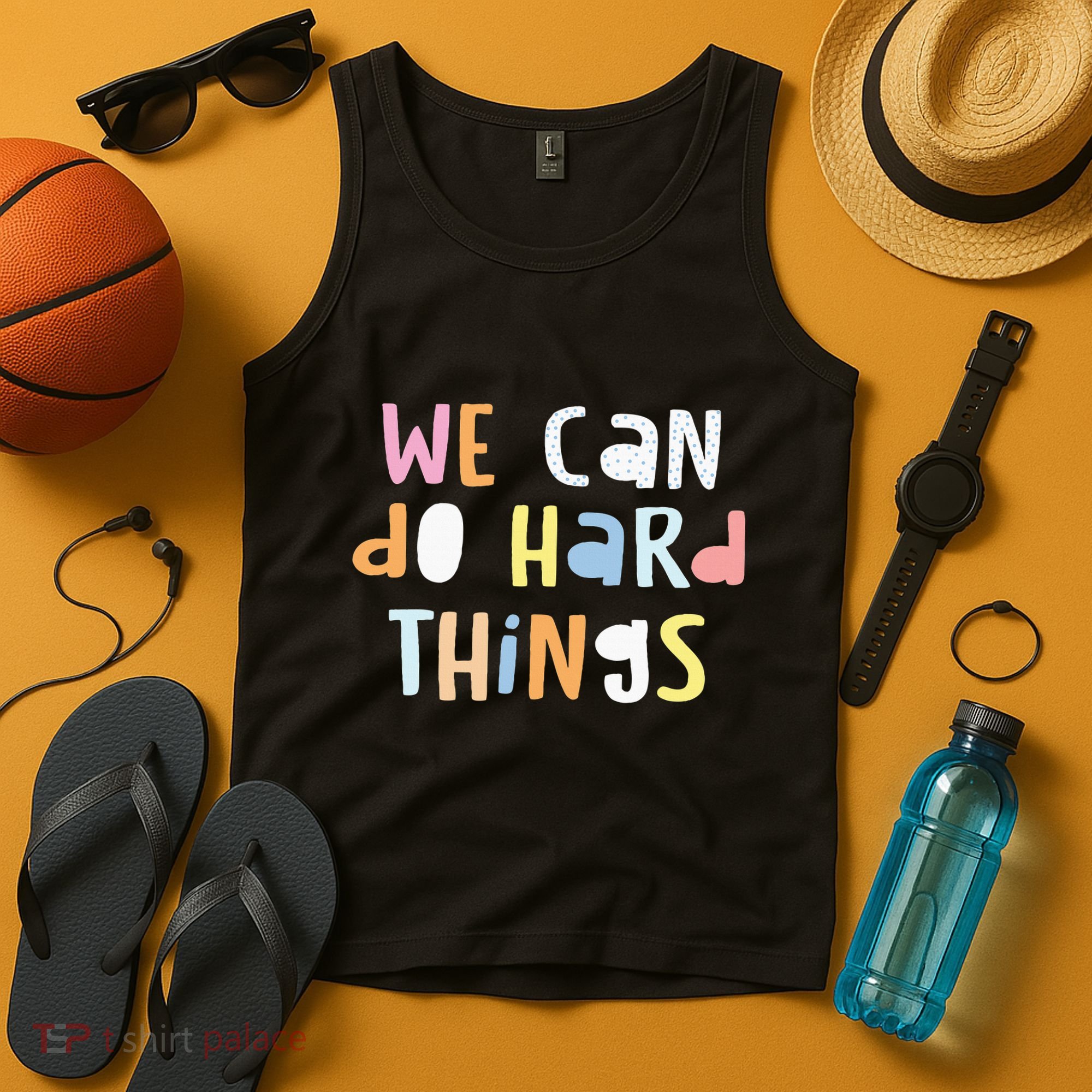We Can Do Hard Things Teacher Back To School Tank Top