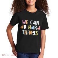We Can Do Hard Things Teacher Back To School Kids T-Shirt thumb 2
