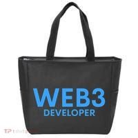 WEB3 Crypto Developer NFT Internet3.0 DeFi Metaverse Web3.0 Tote Bag thumb 0