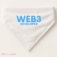 WEB3 Crypto Developer NFT Internet3.0 DeFi Metaverse Web3.0 USA-Made Doggie Bandana thumb 0