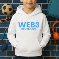 WEB3 Crypto Developer NFT Internet3.0 DeFi Metaverse Web3.0 Kids Hoodie thumb 2