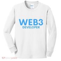 WEB3 Crypto Developer NFT Internet3.0 DeFi Metaverse Web3.0 Kids Long Sleeve Shirt thumb 0
