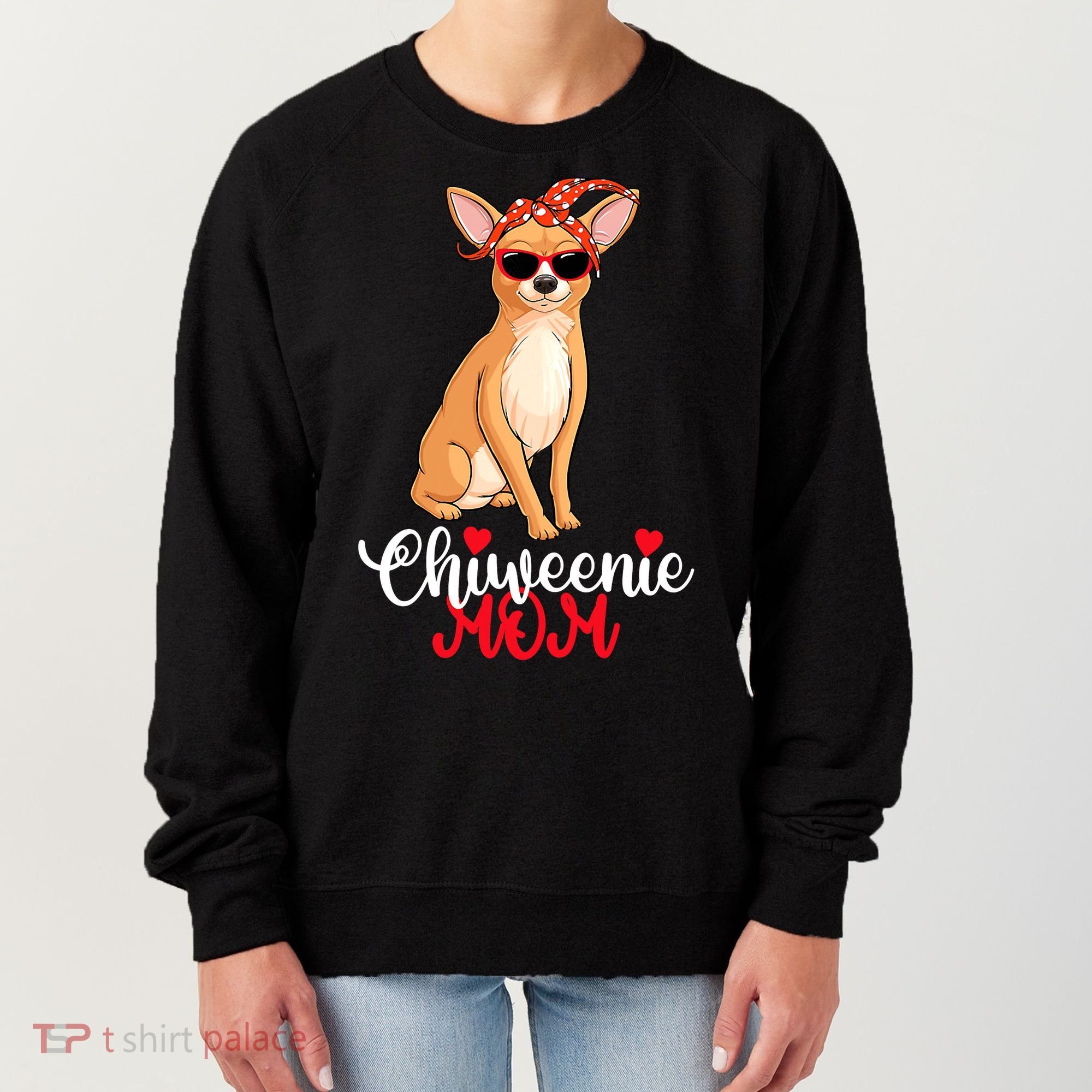 Wo Chiweenie Dog Chiweenie Mom Women's Sweatshirt