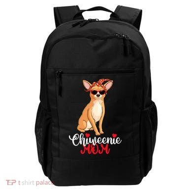 Wo Chiweenie Dog Chiweenie Mom Backpack