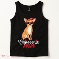 Wo Chiweenie Dog Chiweenie Mom Tank Top thumb 2