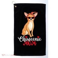 Wo Chiweenie Dog Chiweenie Mom Golf Towel thumb 0