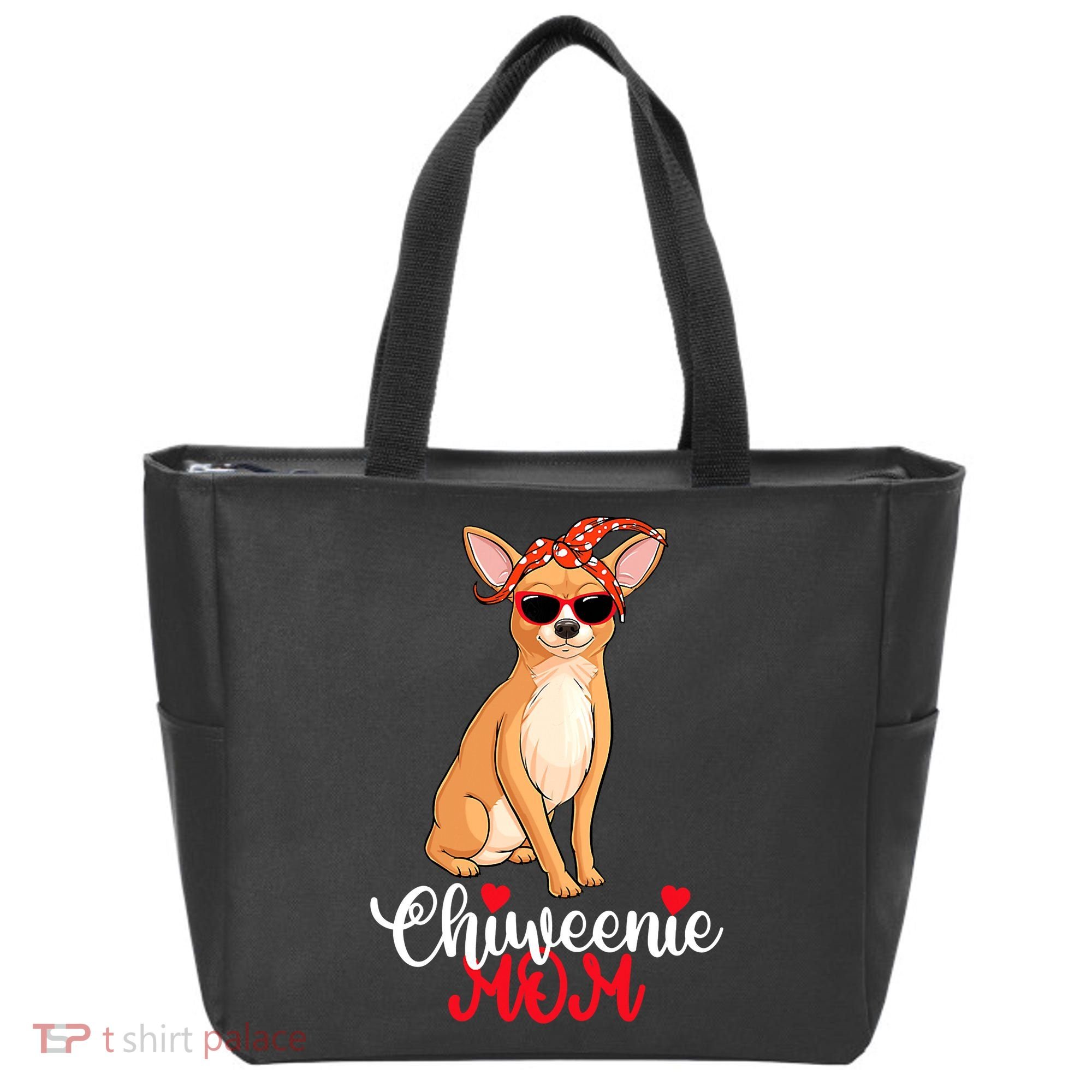 Wo Chiweenie Dog Chiweenie Mom Tote Bag
