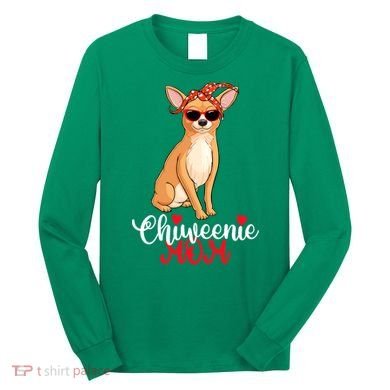 Wo Chiweenie Dog Chiweenie Mom Long Sleeve Shirt