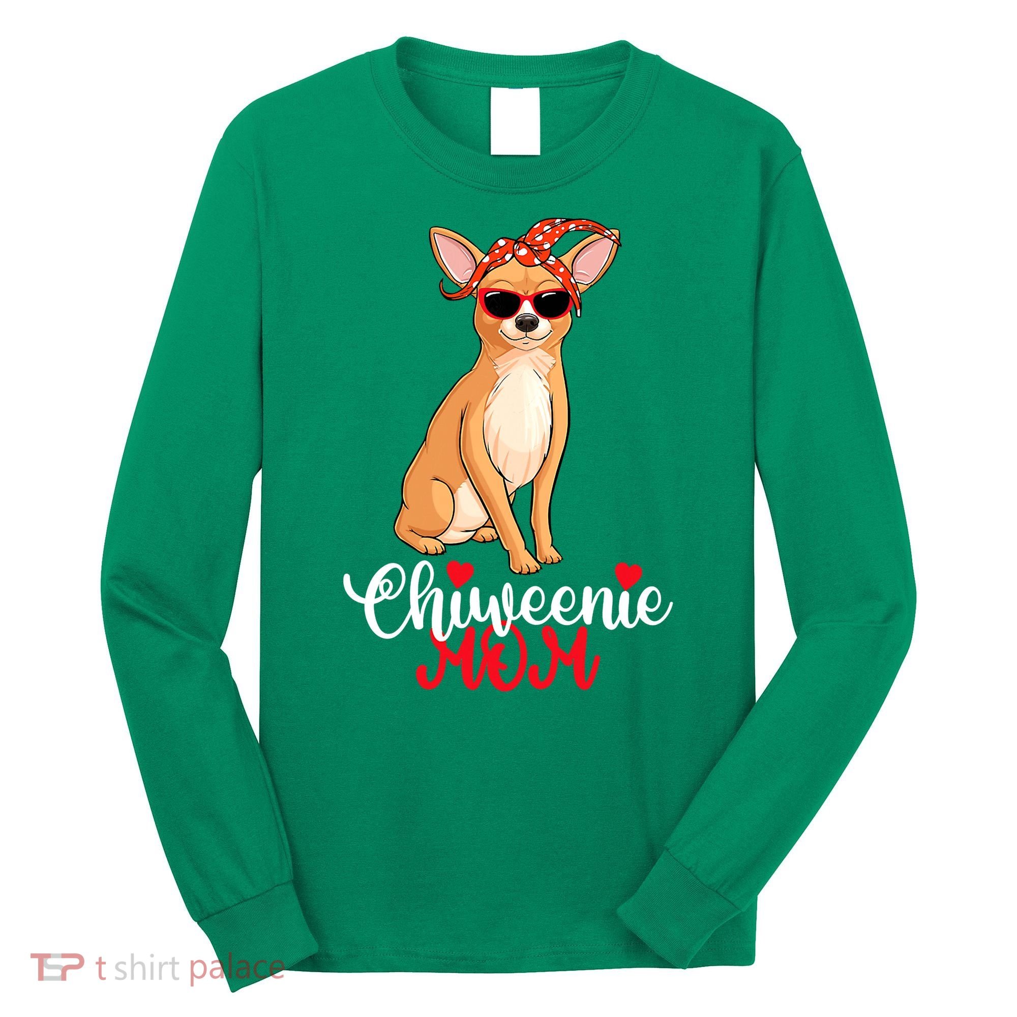 Wo Chiweenie Dog Chiweenie Mom Long Sleeve Shirt