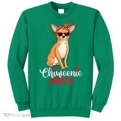 Wo Chiweenie Dog Chiweenie Mom Sweatshirt