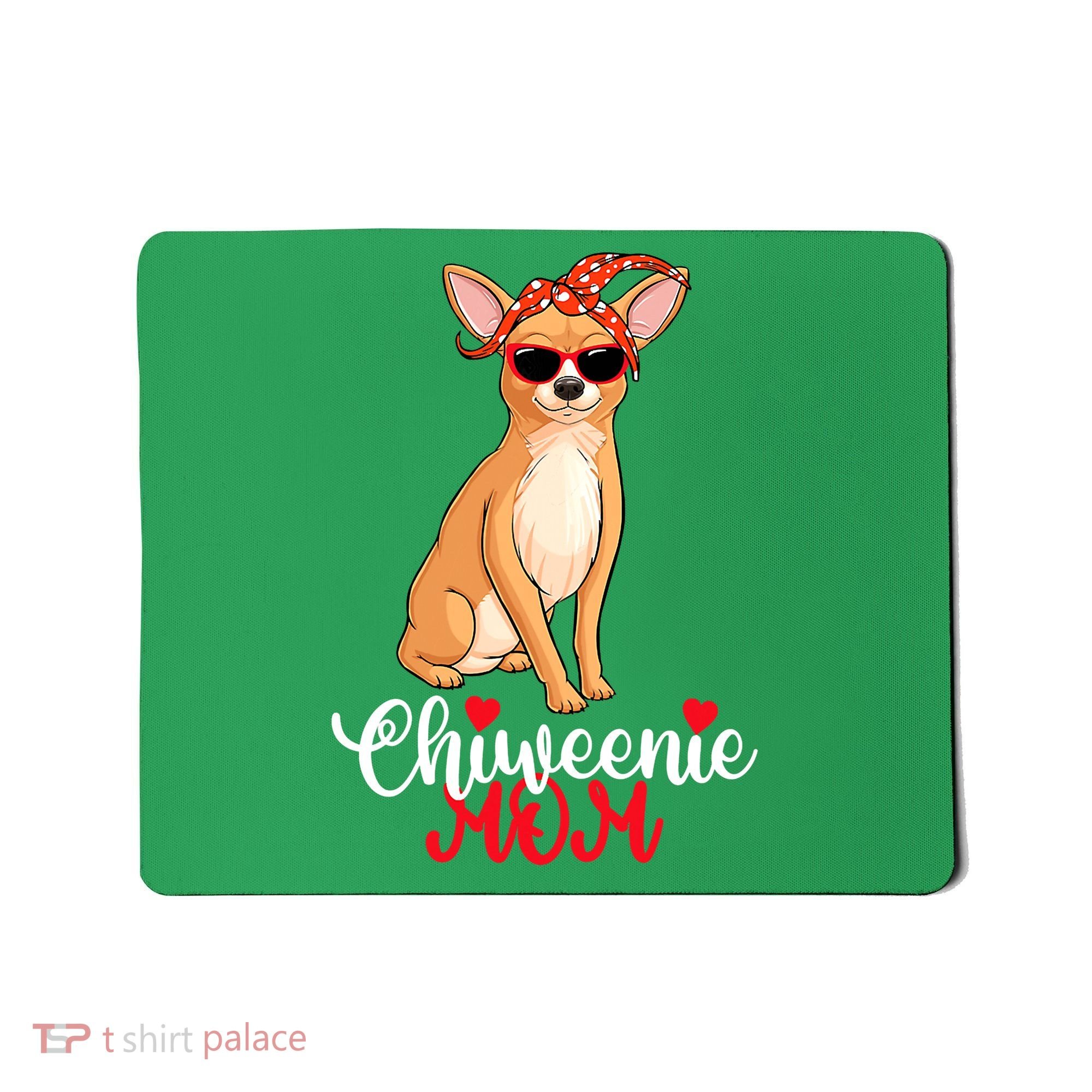 Wo Chiweenie Dog Chiweenie Mom Mousepad