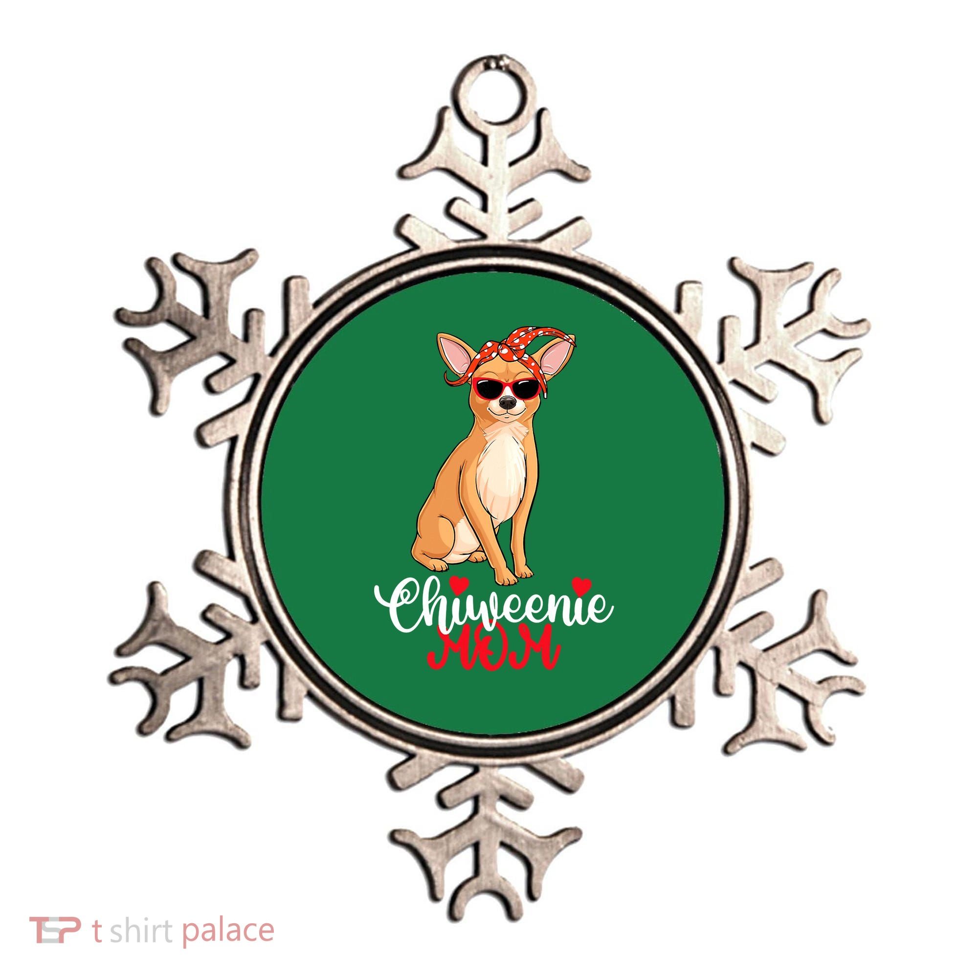 Wo Chiweenie Dog Chiweenie Mom Ornament