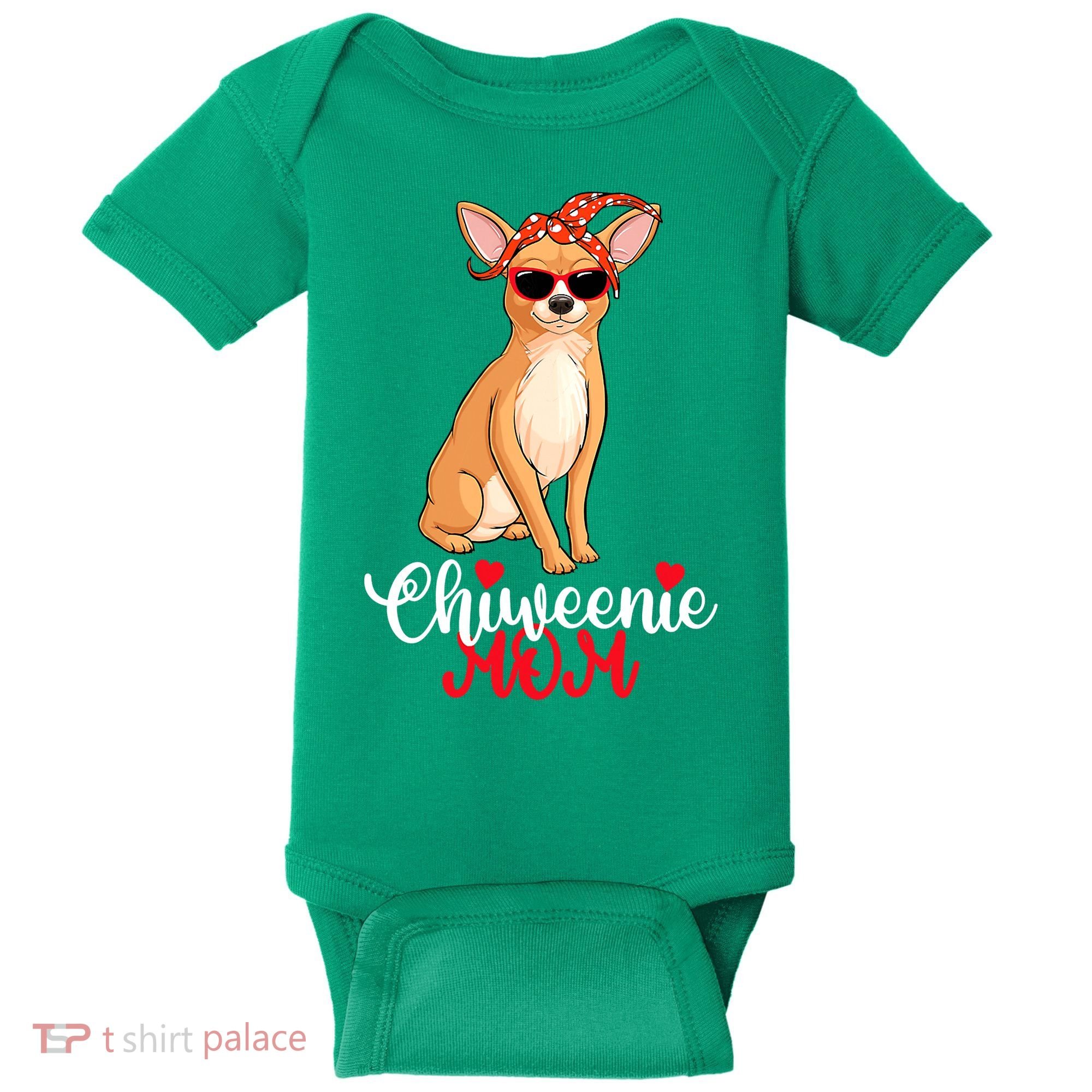 Wo Chiweenie Dog Chiweenie Mom Baby Bodysuit