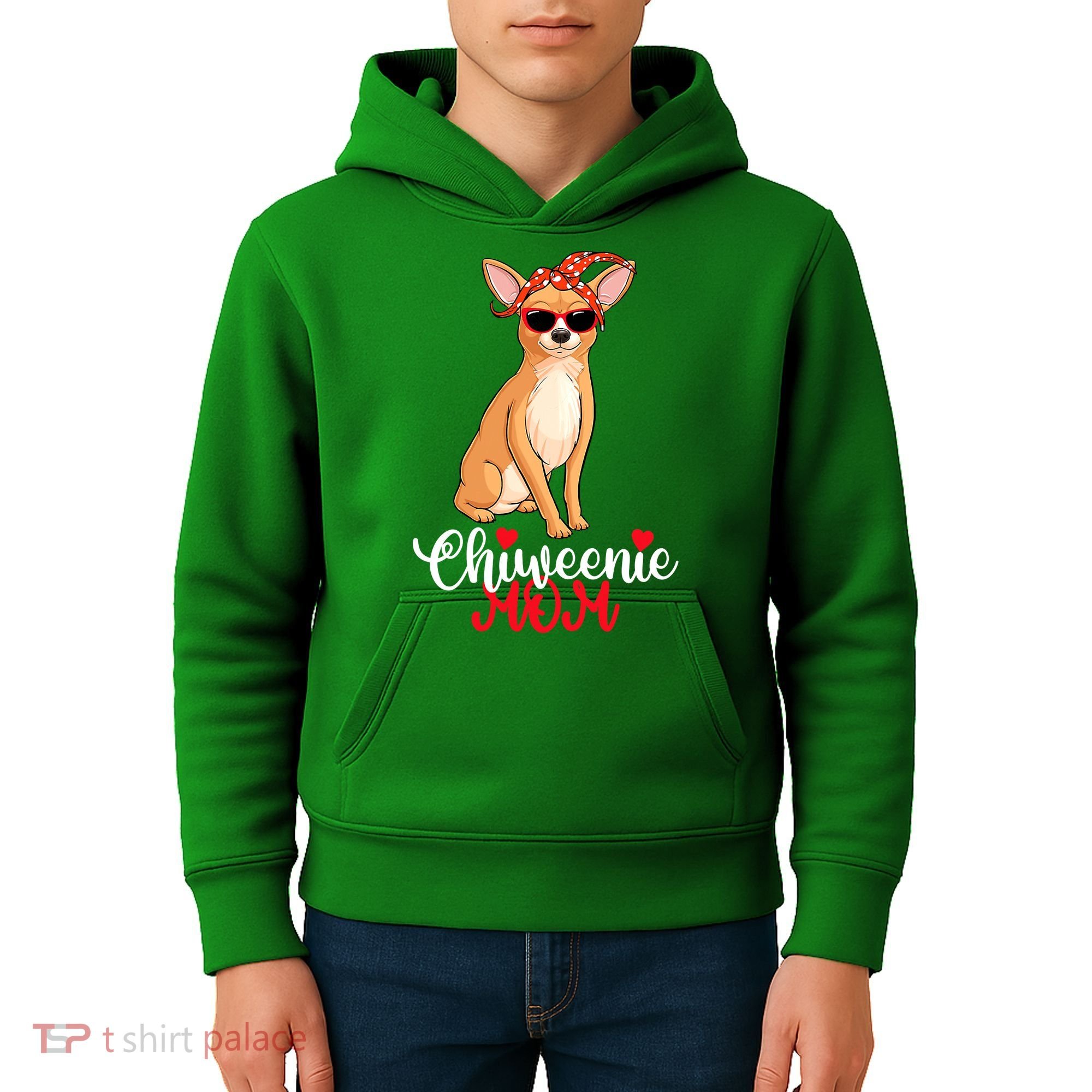Wo Chiweenie Dog Chiweenie Mom Kids Hoodie