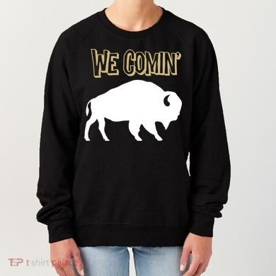 We Comin Deion Sanders Buffaloes Coach Prime Women's Sweatshirt