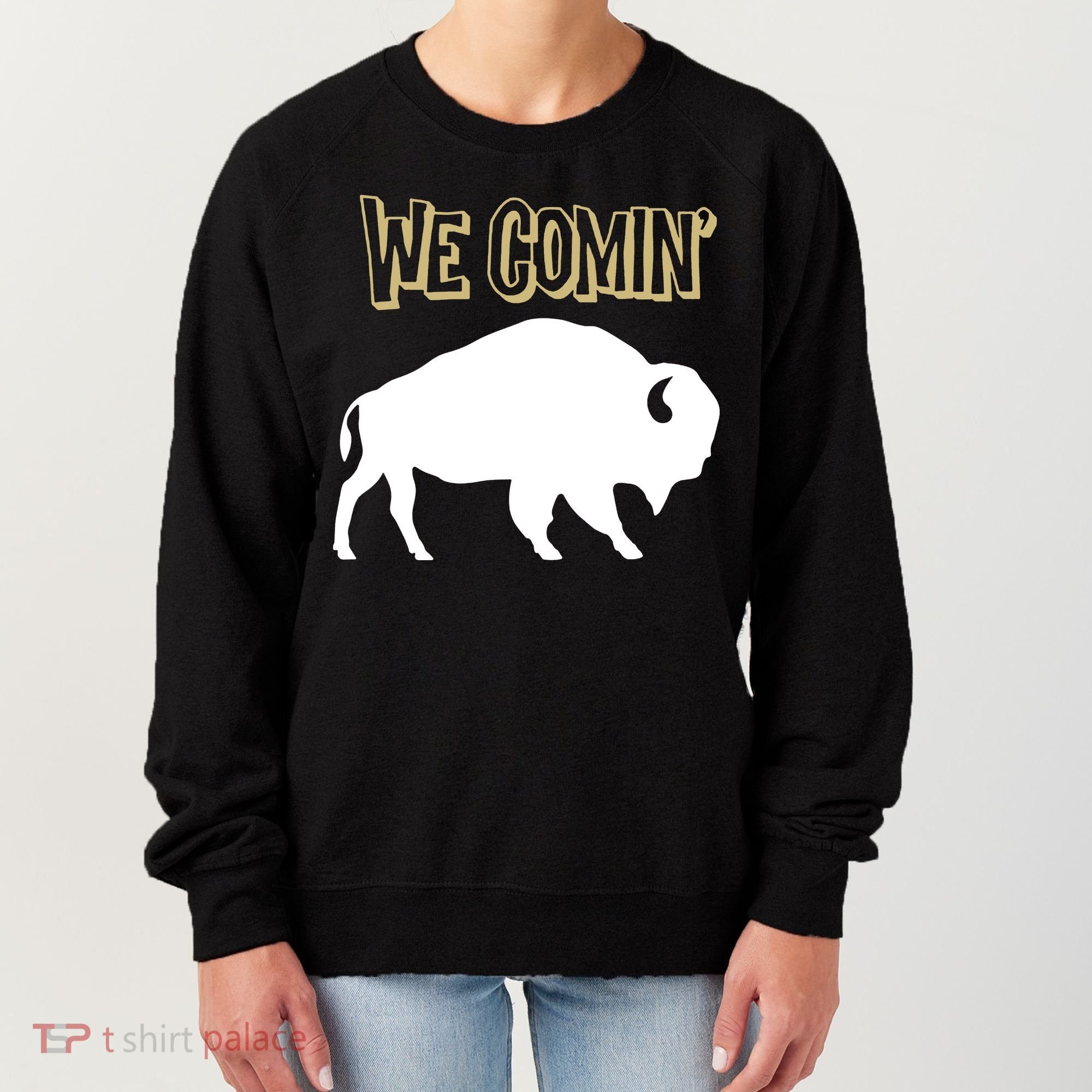 We Comin Deion Sanders Buffaloes Coach Prime Women's Sweatshirt