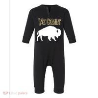 We Comin Deion Sanders Buffaloes Coach Prime Infant Fleece One Piece thumb 0