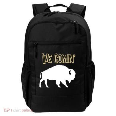 We Comin Deion Sanders Buffaloes Coach Prime Backpack