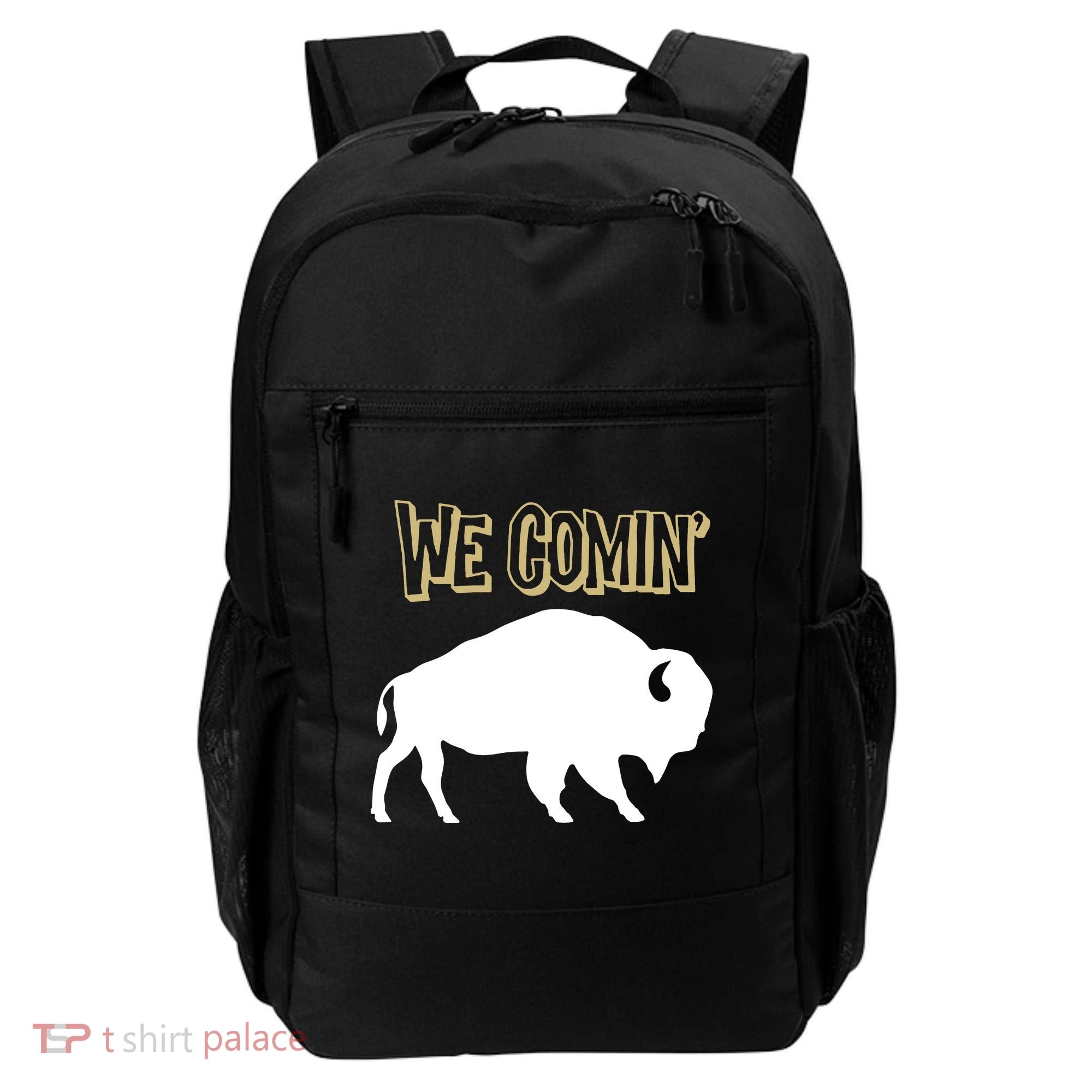 We Comin Deion Sanders Buffaloes Coach Prime Backpack