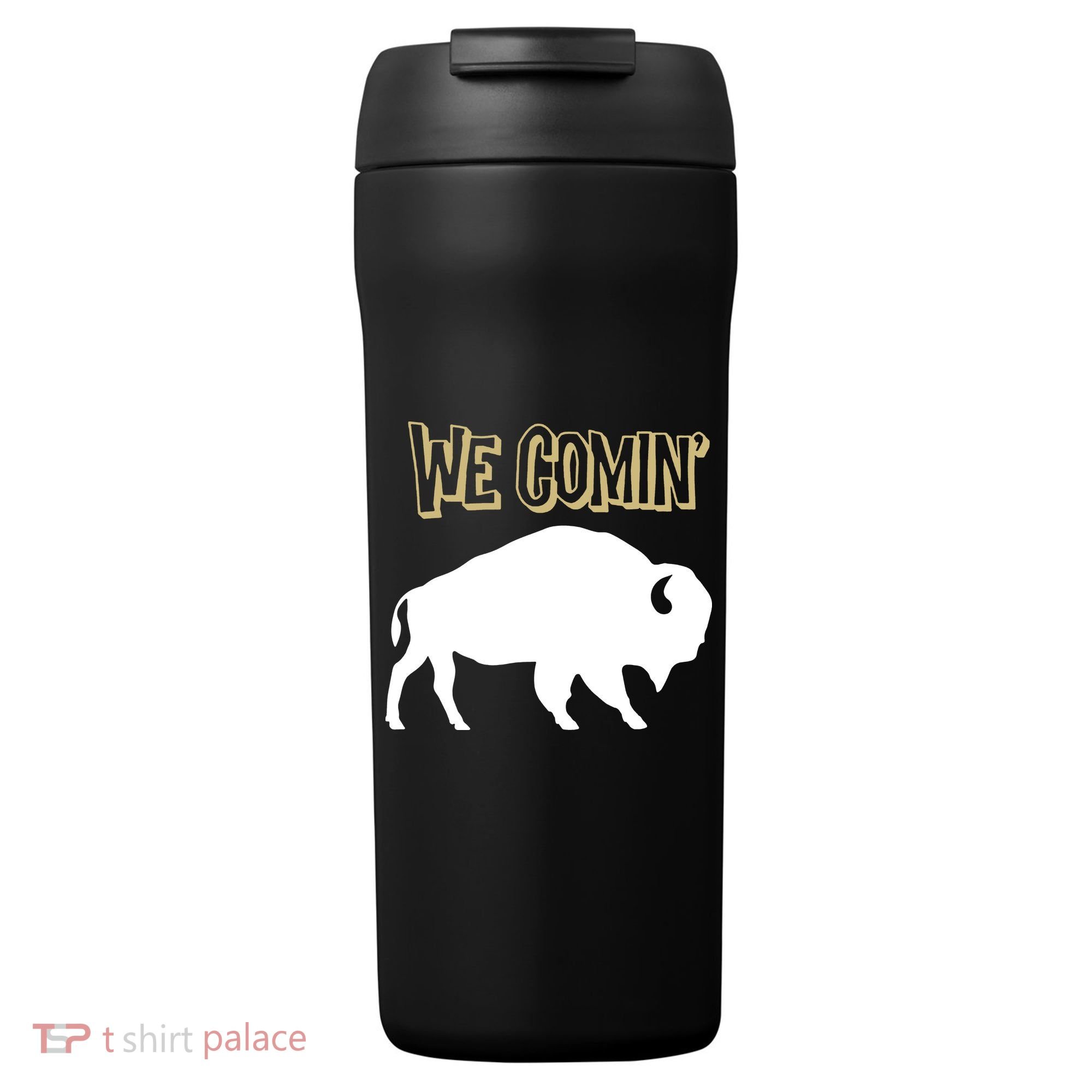 We Comin Deion Sanders Buffaloes Coach Prime 24oz Duet Stainless Steel Tumbler