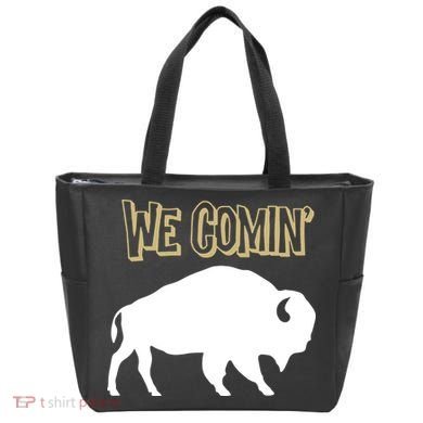 We Comin Deion Sanders Buffaloes Coach Prime Tote Bag