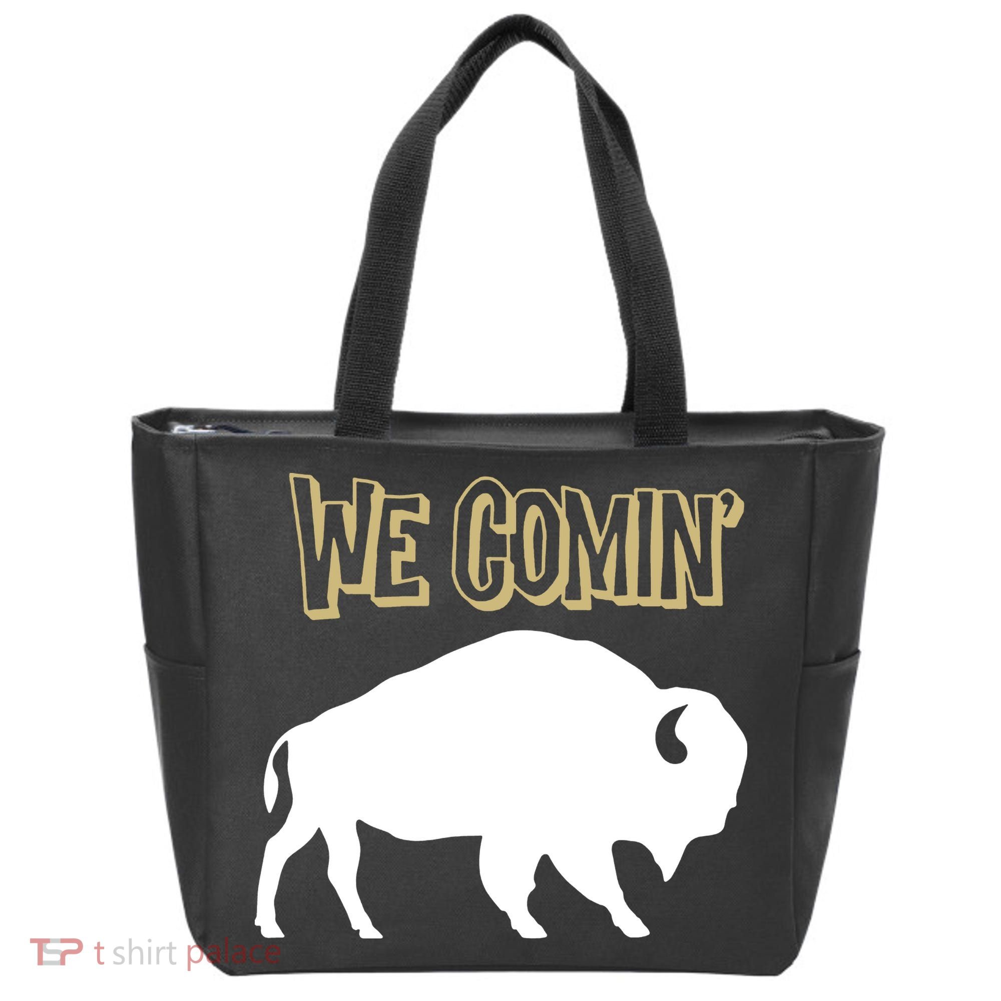 We Comin Deion Sanders Buffaloes Coach Prime Tote Bag