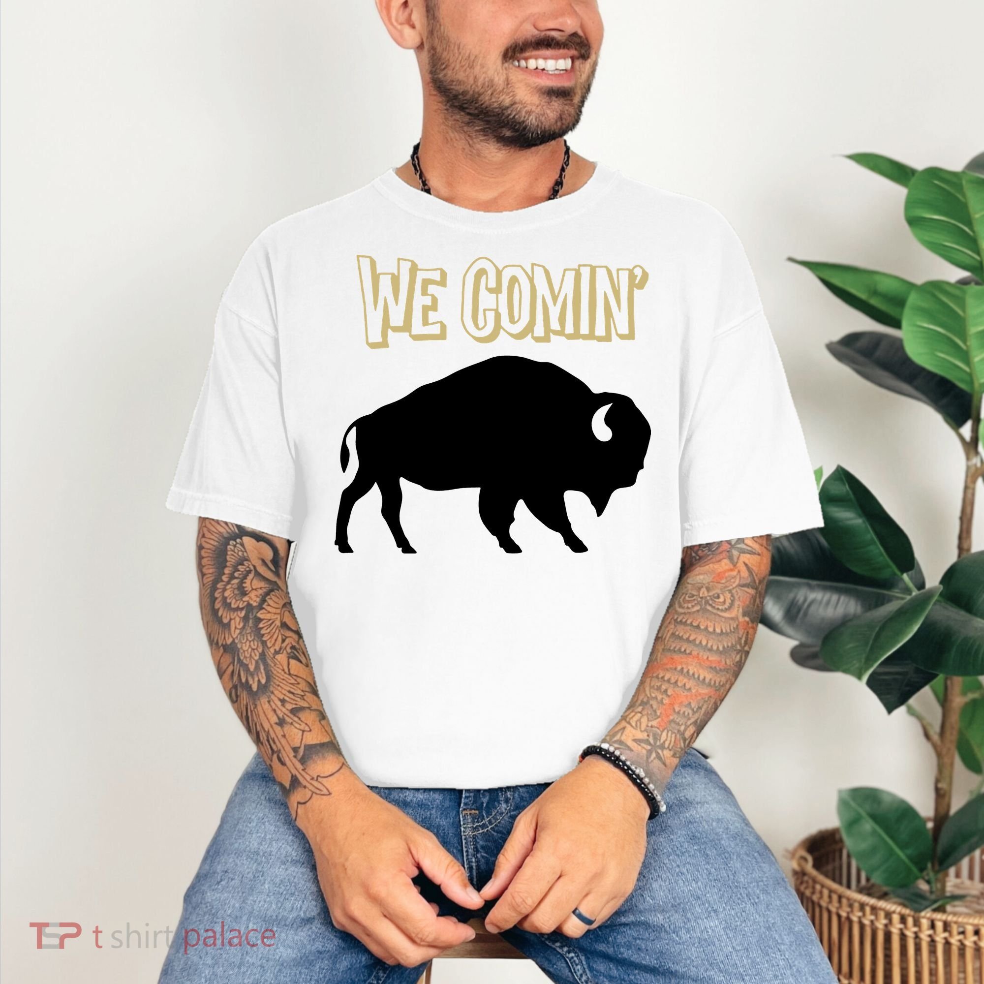 We Comin Deion Sanders Buffaloes Coach Prime Comfort Colors T-Shirt