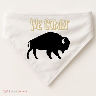 We Comin Deion Sanders Buffaloes Coach Prime USA-Made Doggie Bandana
