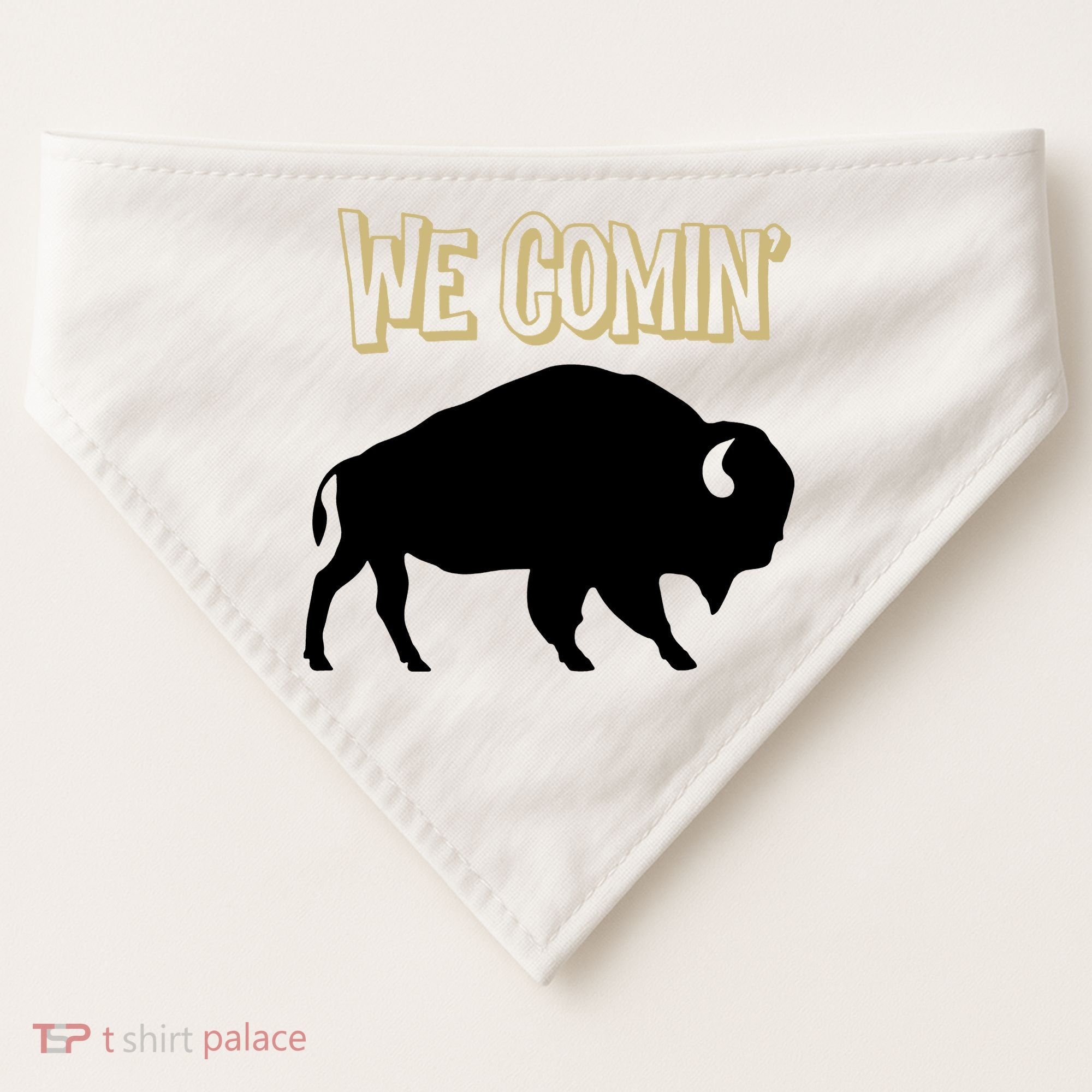 We Comin Deion Sanders Buffaloes Coach Prime USA-Made Doggie Bandana