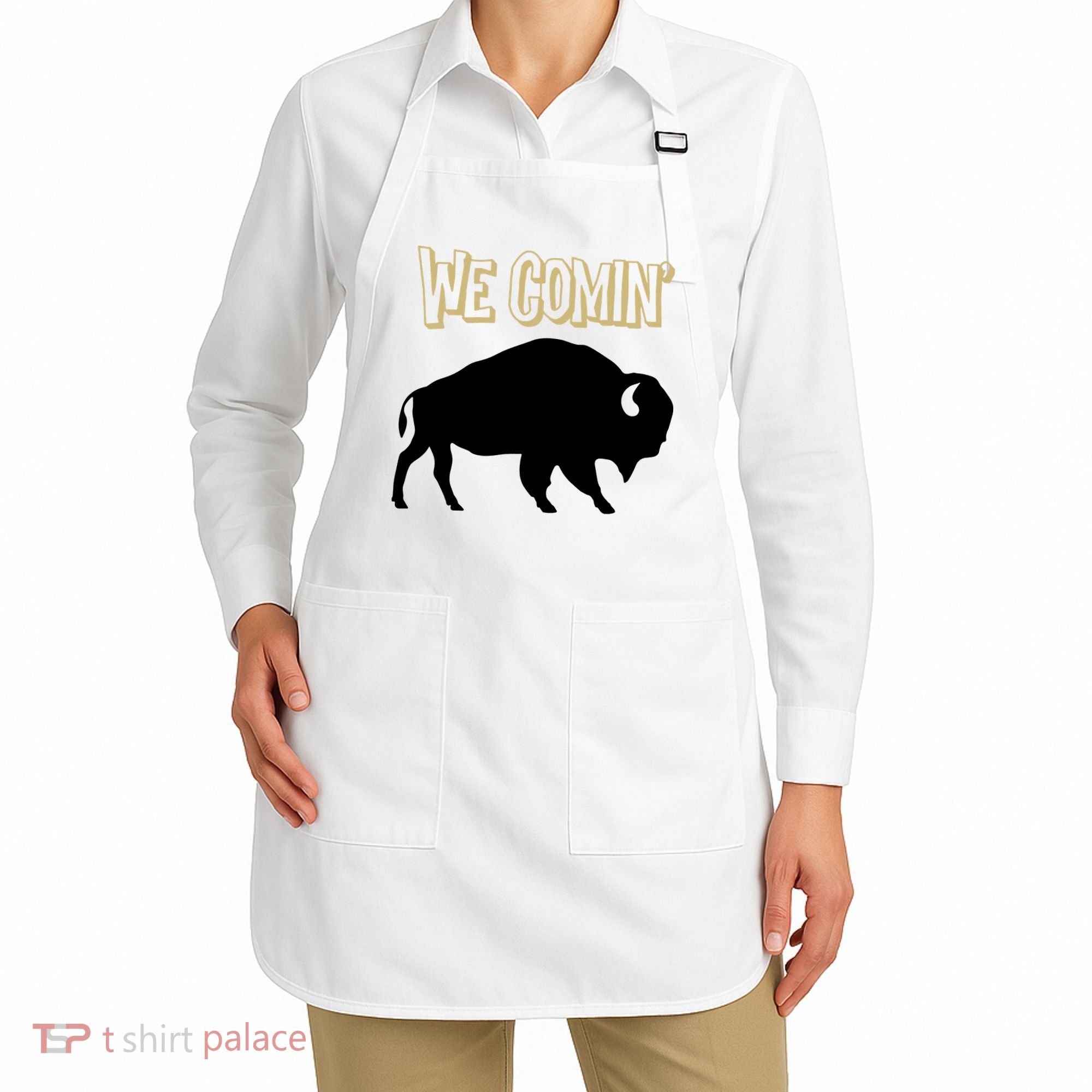 We Comin Deion Sanders Buffaloes Coach Prime Apron