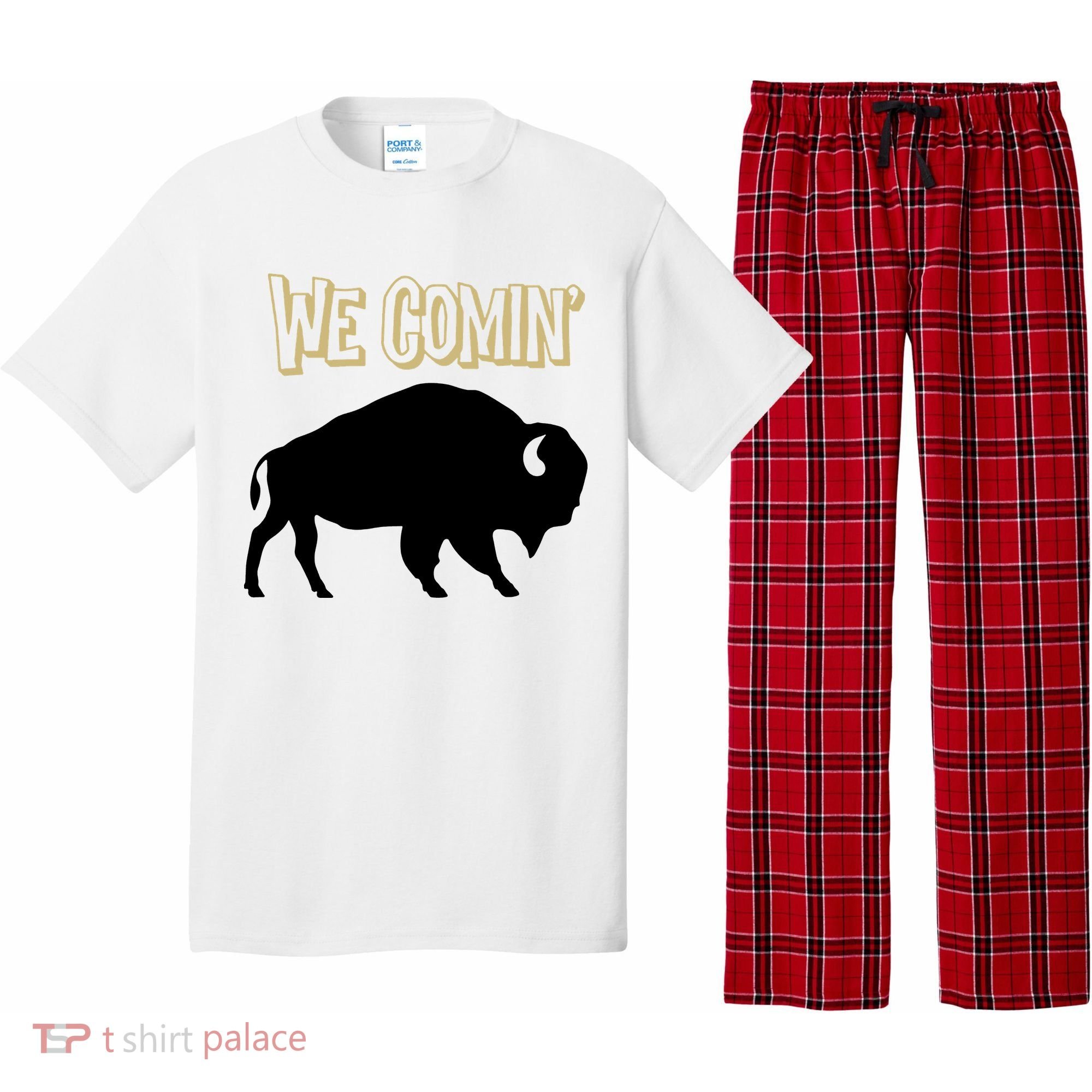 We Comin Deion Sanders Buffaloes Coach Prime Pajama Set