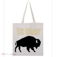 We Comin Deion Sanders Buffaloes Coach Prime Tote Bag thumb 0