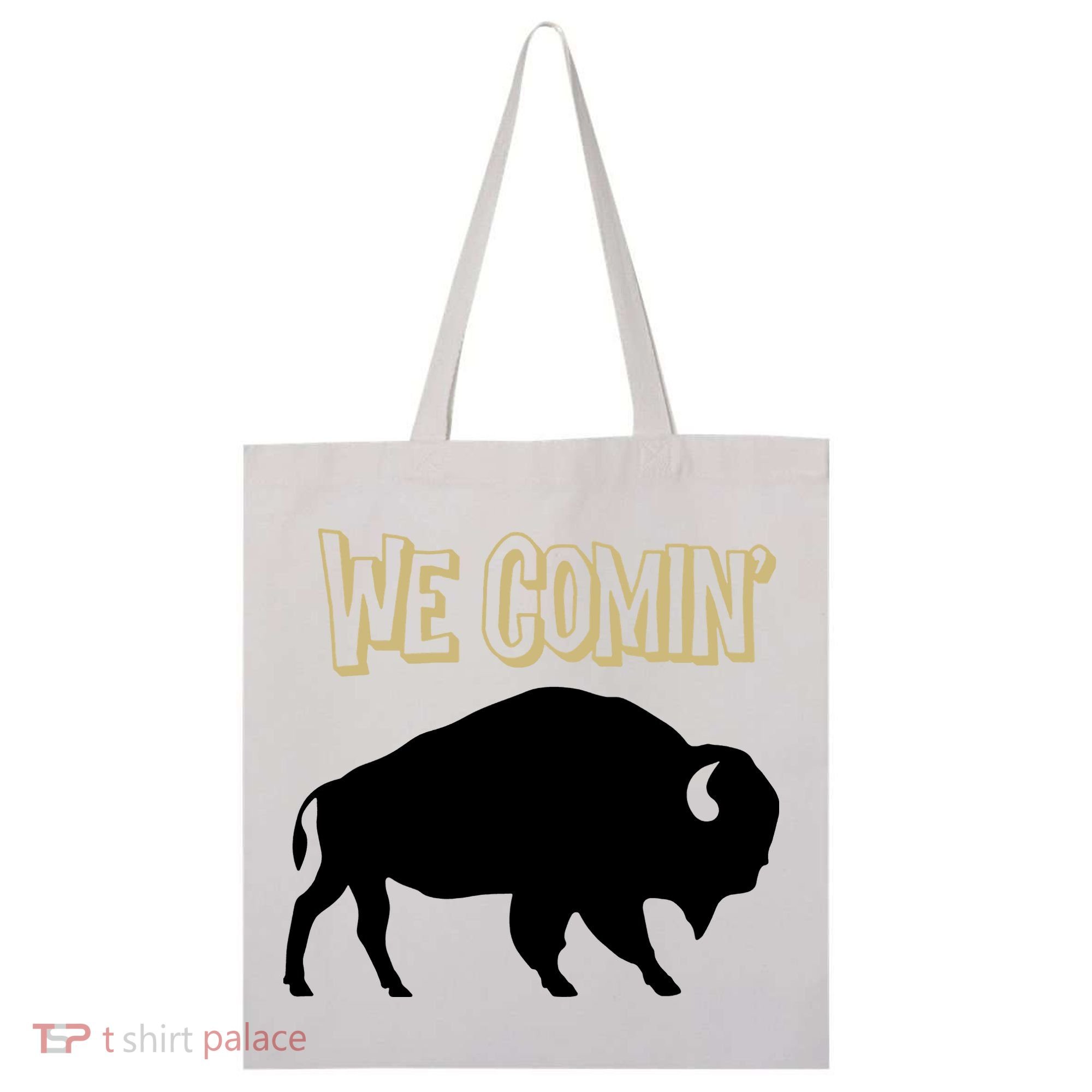 We Comin Deion Sanders Buffaloes Coach Prime Tote Bag