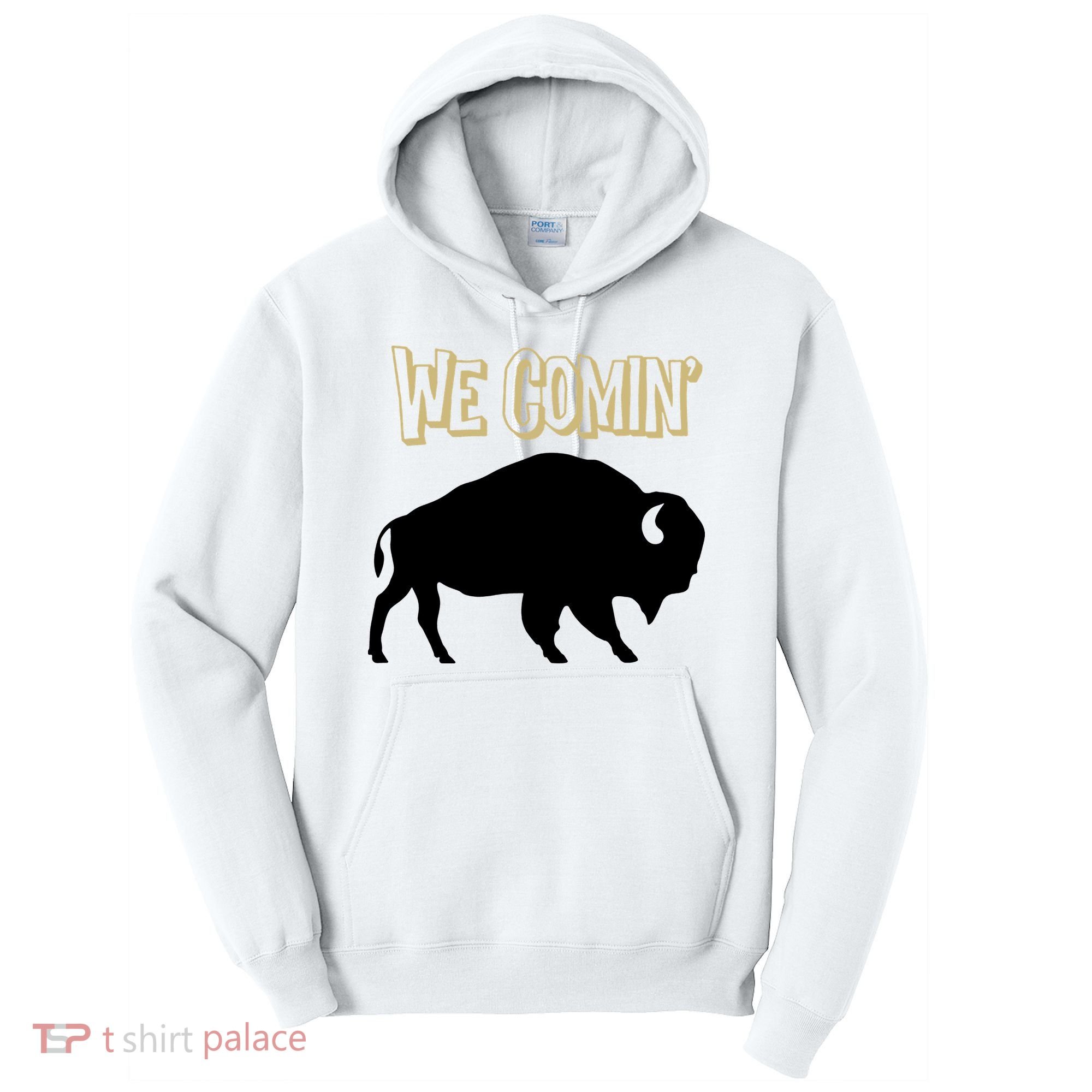 We Comin Deion Sanders Buffaloes Coach Prime Tall Hoodie