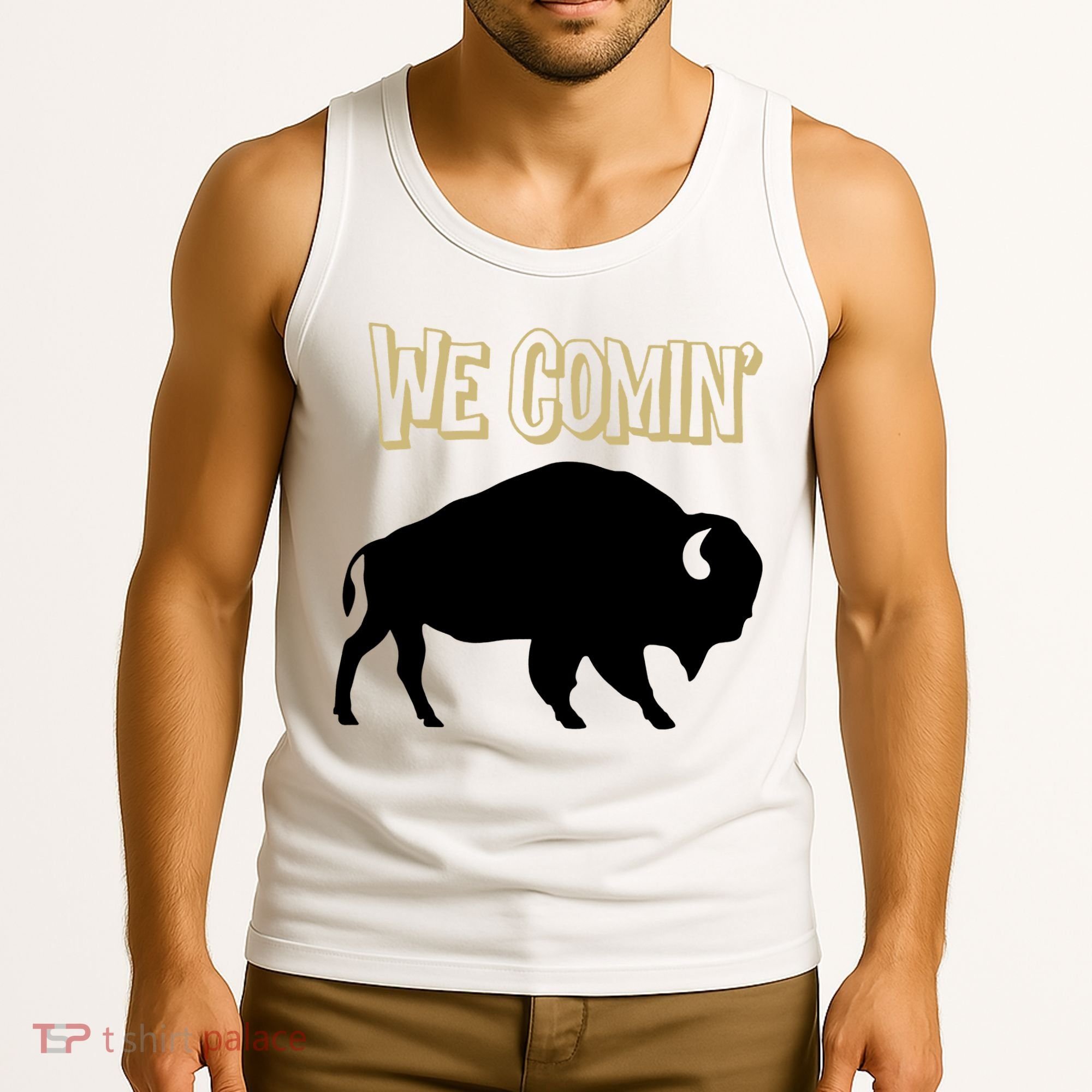 We Comin Deion Sanders Buffaloes Coach Prime Tank Top