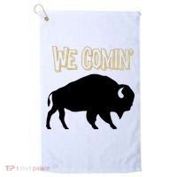 We Comin Deion Sanders Buffaloes Coach Prime Golf Towel thumb 0