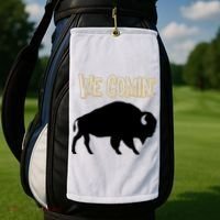We Comin Deion Sanders Buffaloes Coach Prime Golf Towel thumb 2
