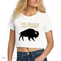 We Comin Deion Sanders Buffaloes Coach Prime Women's Crop Top Tee thumb 2