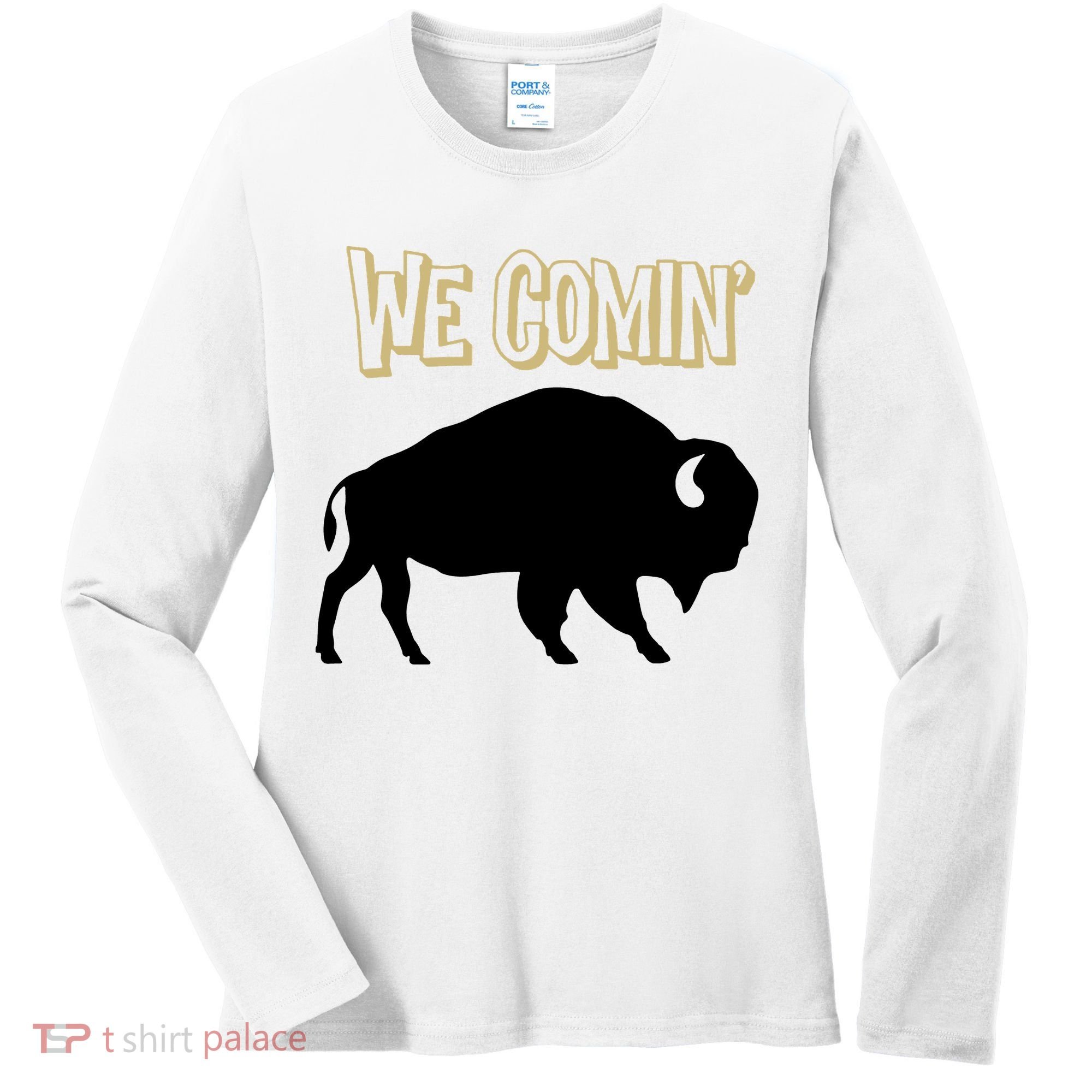 We Comin Deion Sanders Buffaloes Coach Prime Women's Long Sleeve Shirt