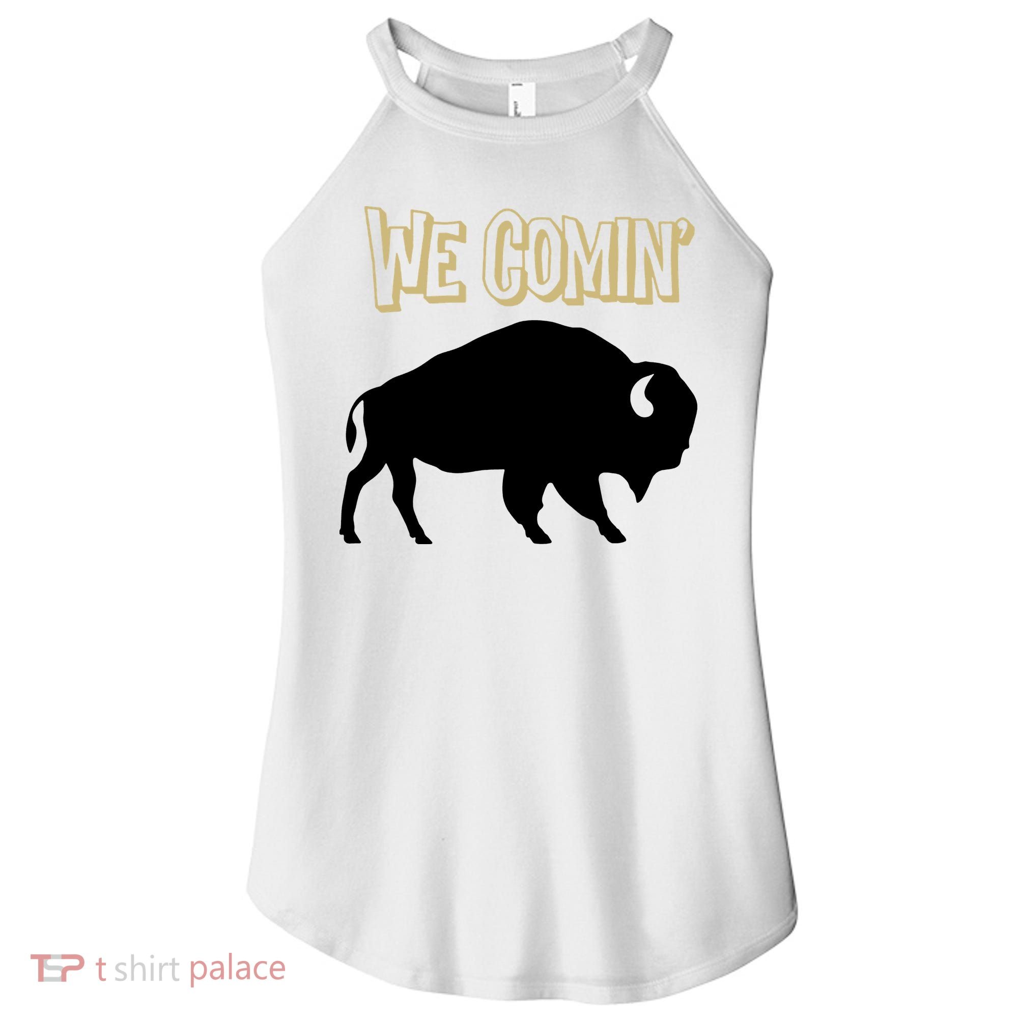 We Comin Deion Sanders Buffaloes Coach Prime Women's Perfect Tri Rocker Tank