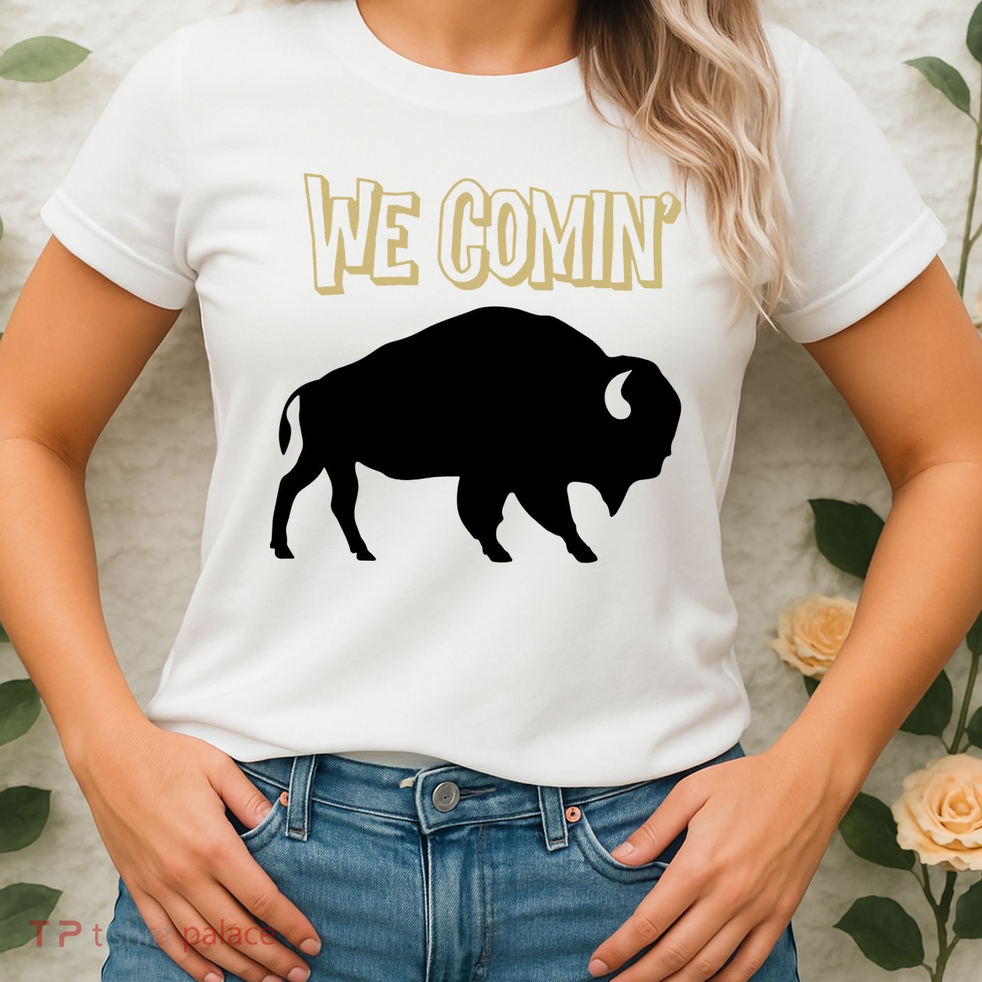 We Comin Deion Sanders Buffaloes Coach Prime Women's T-Shirt