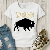 We Comin Deion Sanders Buffaloes Coach Prime Women's T-Shirt thumb 3