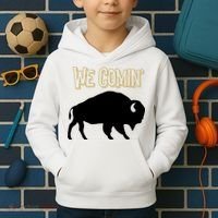 We Comin Deion Sanders Buffaloes Coach Prime Kids Hoodie thumb 2