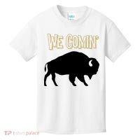 We Comin Deion Sanders Buffaloes Coach Prime Kids T-Shirt thumb 0