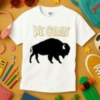 We Comin Deion Sanders Buffaloes Coach Prime Kids T-Shirt thumb 3
