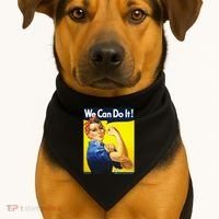 We Can Do It! USA-Made Doggie Bandana thumb 1