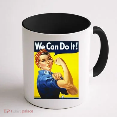 We Can Do It! Coffee Mug back