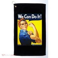 We Can Do It! Golf Towel thumb 0